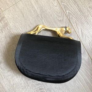 Vintage Sasha Brass Dog Crossbody